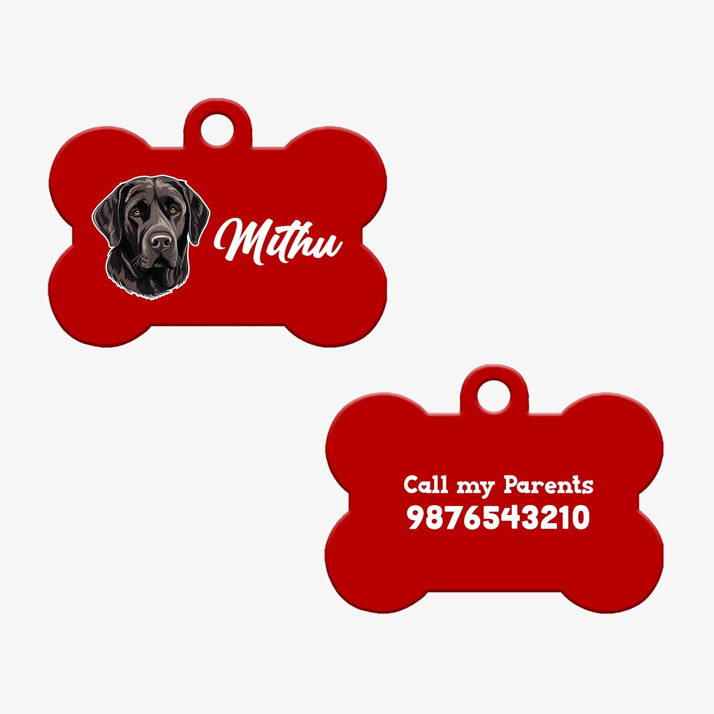 Personalized Pet ID Tag - Labrador 3