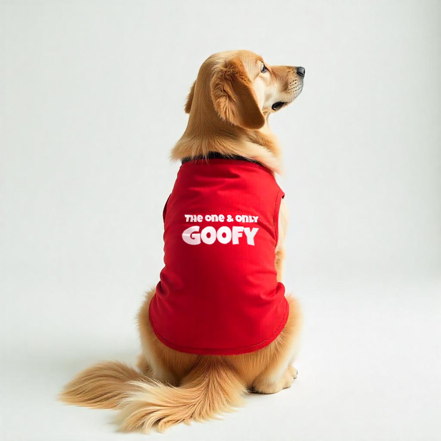 Personalized Pet Vest/Sando/T-Shirt - RED