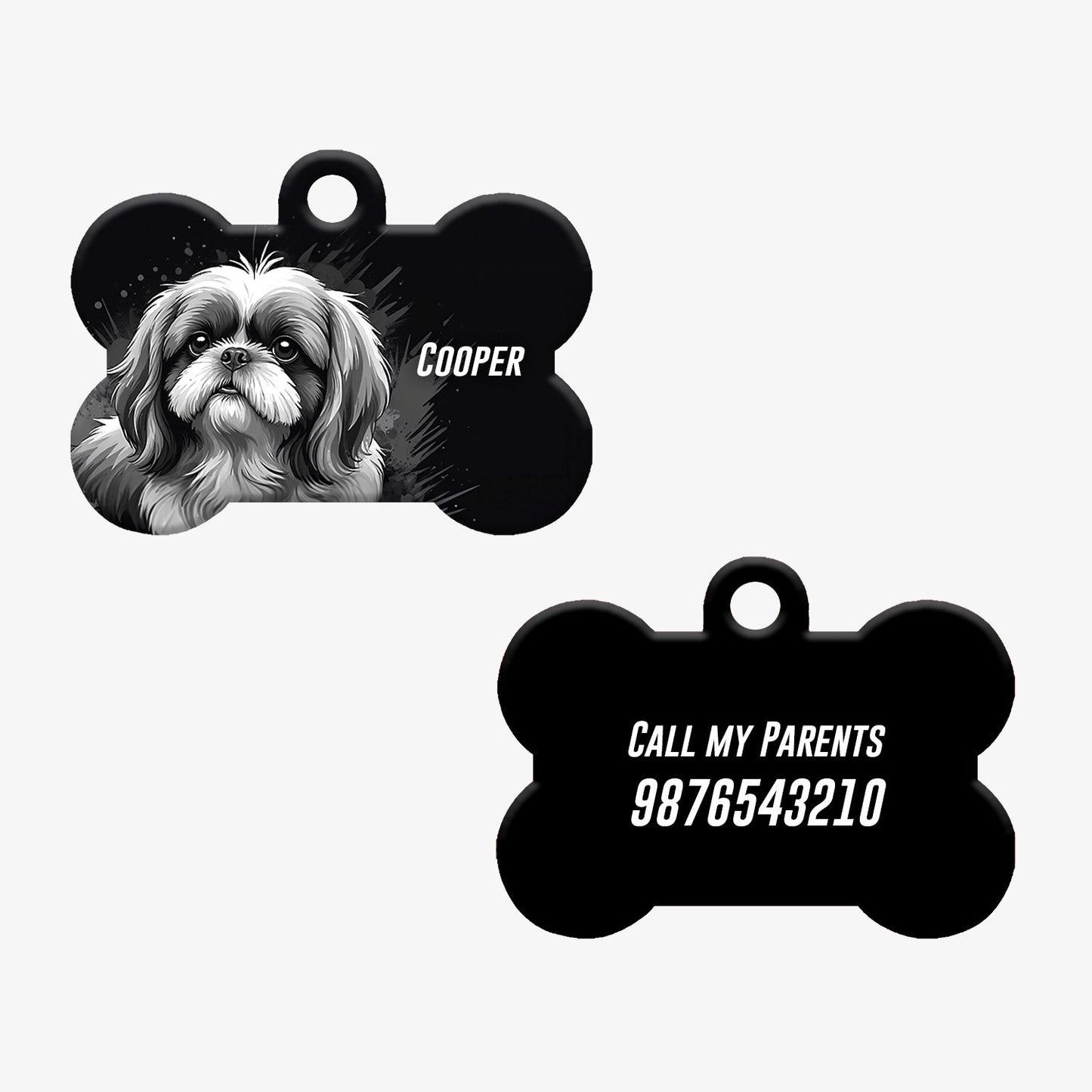 Personalized Pet ID Tag - ShihTzu 2