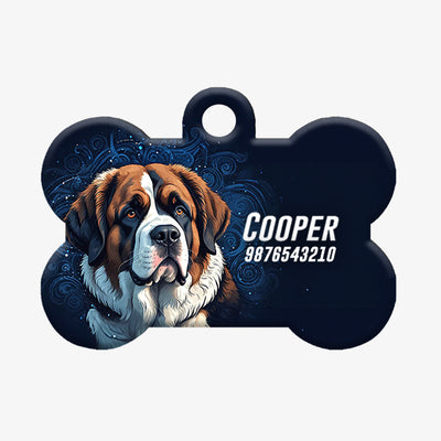Personalized Pet ID Tag - Saint Bernard