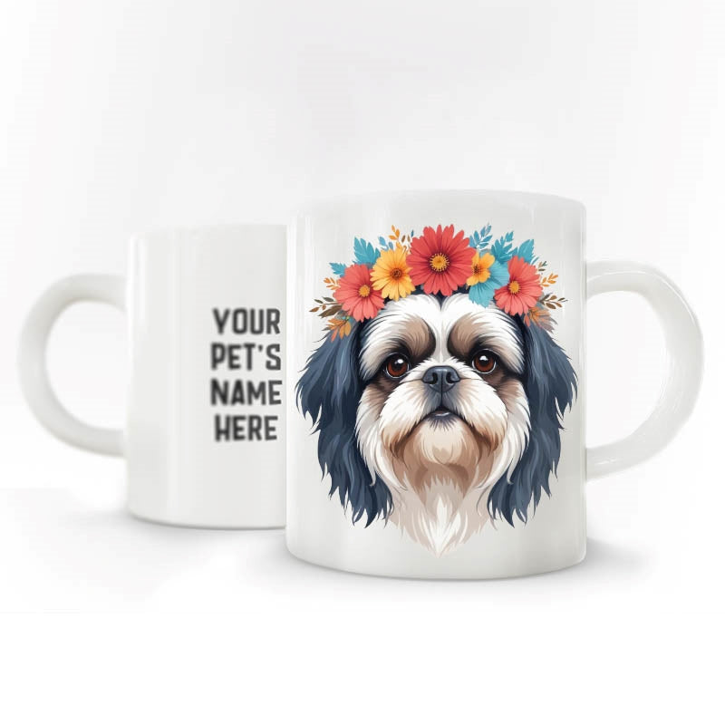 Personalized Pet Breed Coffee MUG - Graphical with Name