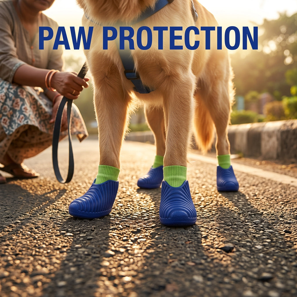 Silicone Dog Boots with Stretch Fit Socks