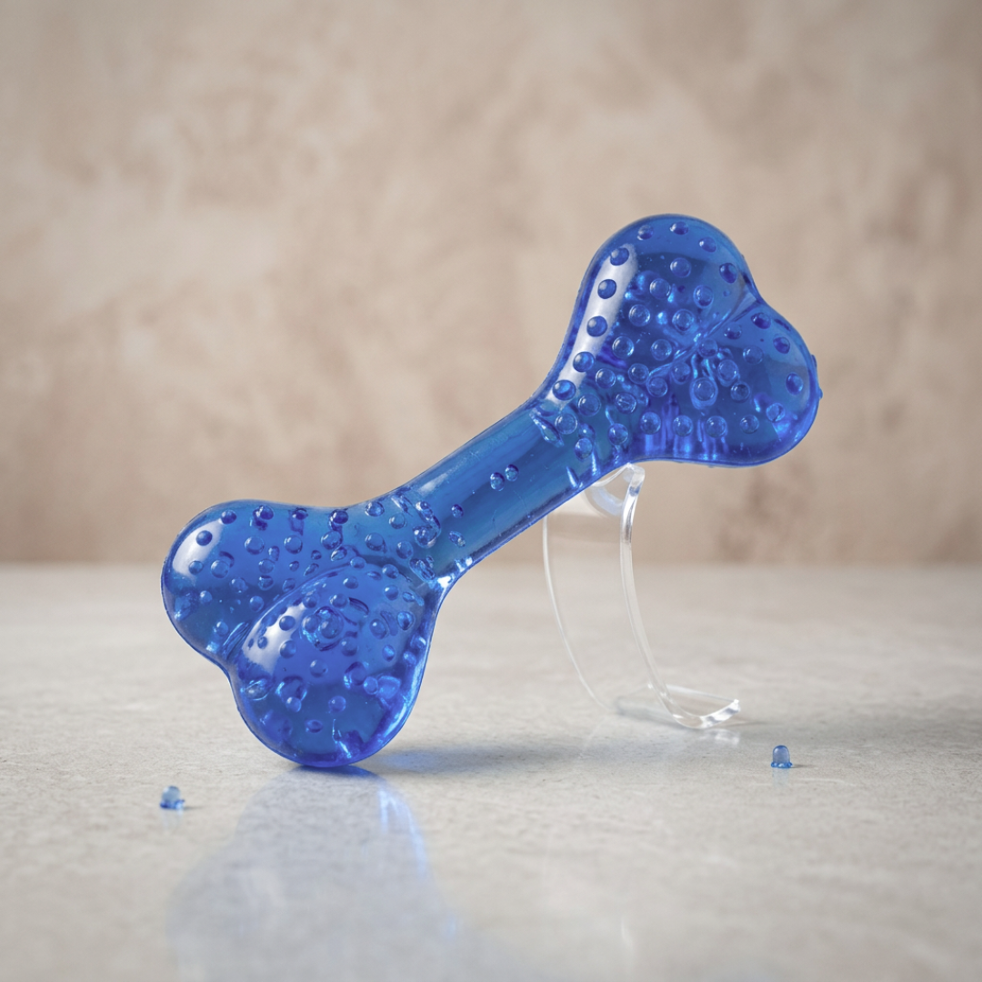 Non-Toxic Rubber Dog Chew Bone Toy Dog Teething Toy