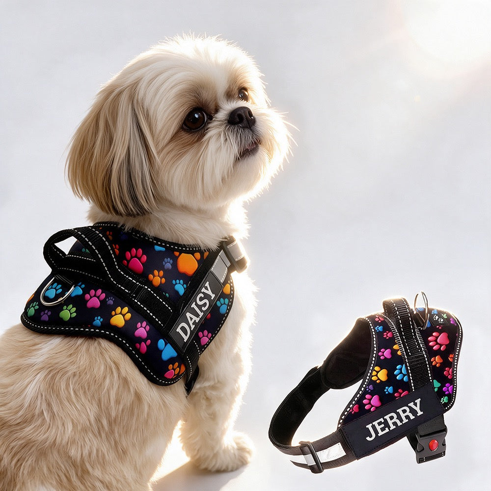 Personalized Dog Harness - SUPER PAWS