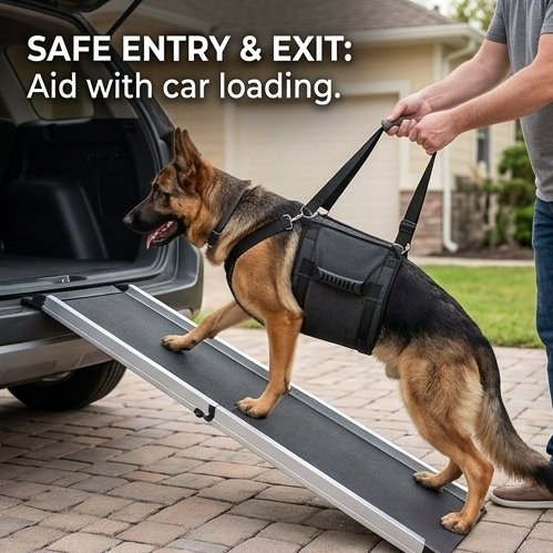 Dog Support Harness with Carry Sling for Injured & Senior Dogs