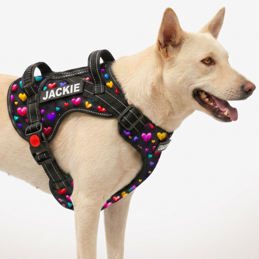 Personalized Supreme Harness - SUPER HEARTS 3D