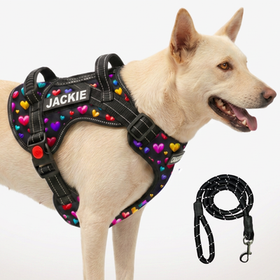 Personalized Supreme Harness - SUPER HEARTS 3D