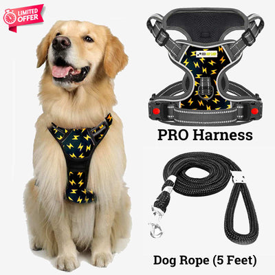 PRO Harness - Thunder - Reflective | No-Choke | Adjustable