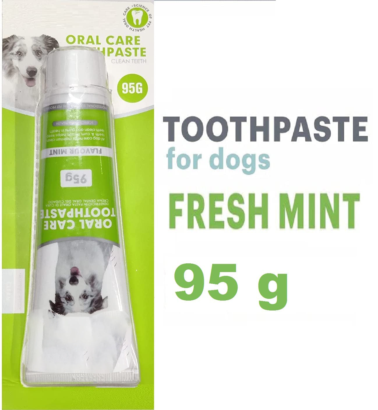 Nunbell Pet Oral Care Toothpaste - Clean Teeth Mint Flavor, 95g