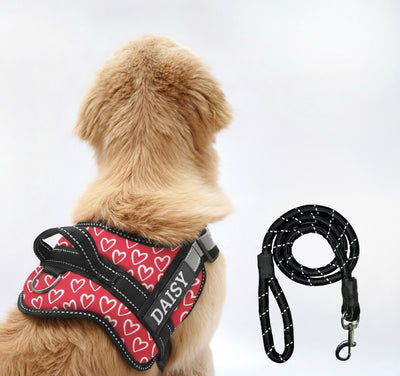 Personalized Dog Harness - VALENTINE