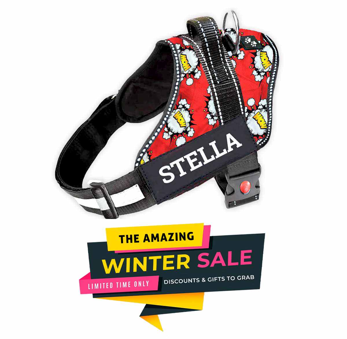 Personalized Dog Harness - WoWTASTIC