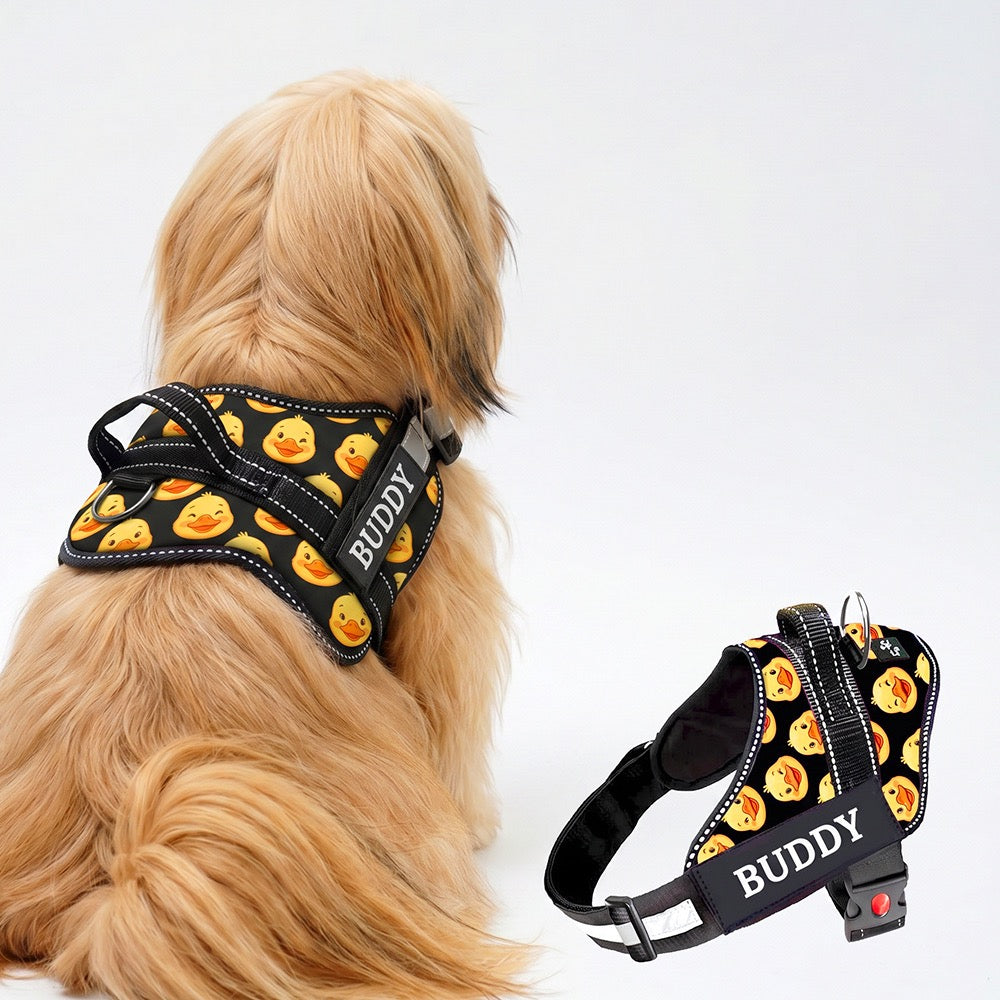 Personalized Dog Harness - What the DUCK...!