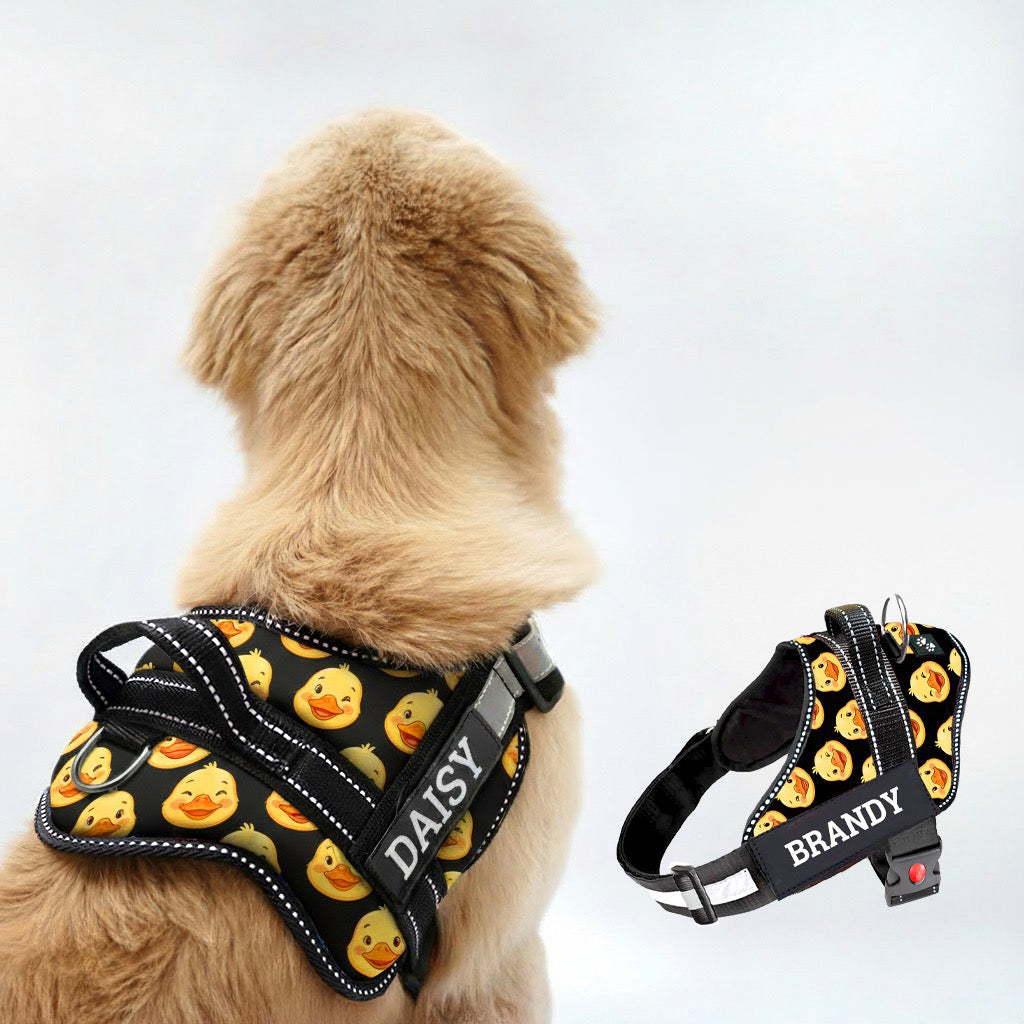 Personalized Dog Harness - What the DUCK...!