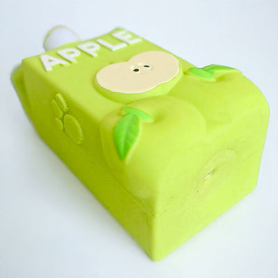 🍎 Apple Juice Bottle Squeaky Toy