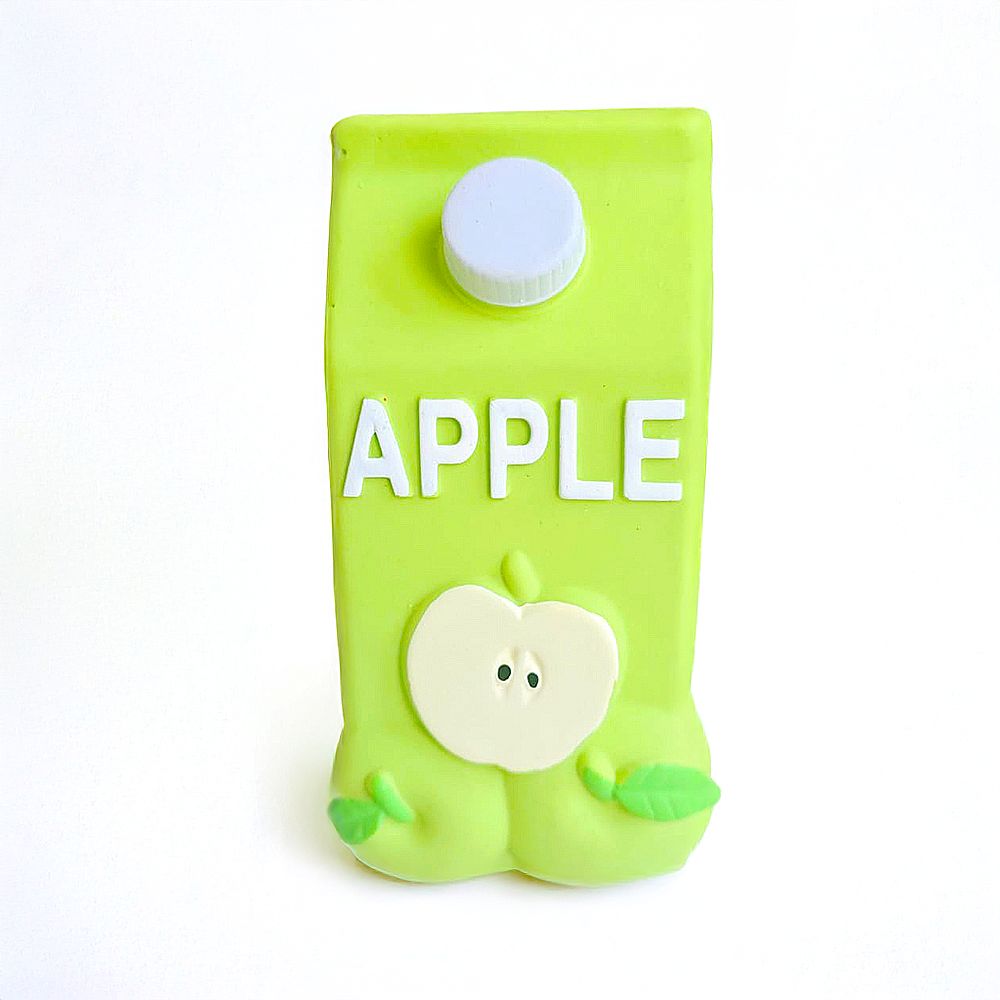 🍎 Apple Juice Bottle Squeaky Toy