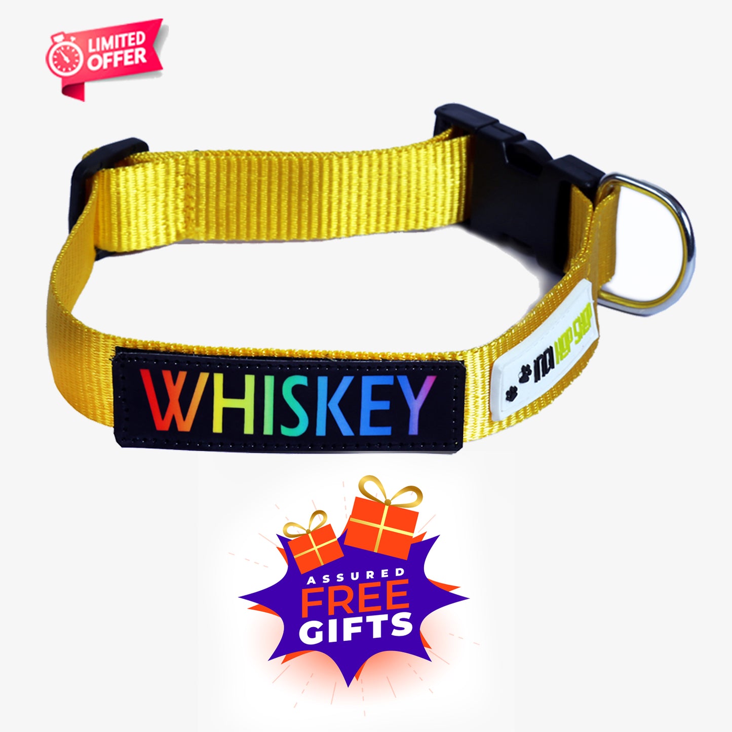 IndiHopShop Personalized Dog Collar