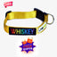 Personalized Dog Collar - Yellow