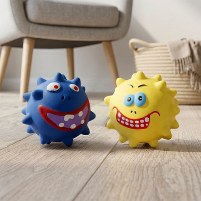 Big Grin Squeaky Ball (Assorted Design - 1 Piece)