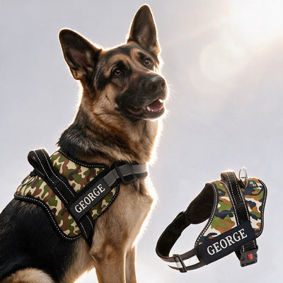 Personalized Dog Harness - CAMOUFLAGE