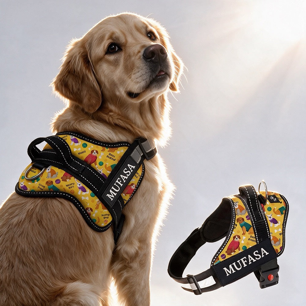 Personalized Dog Harness - DOODLES