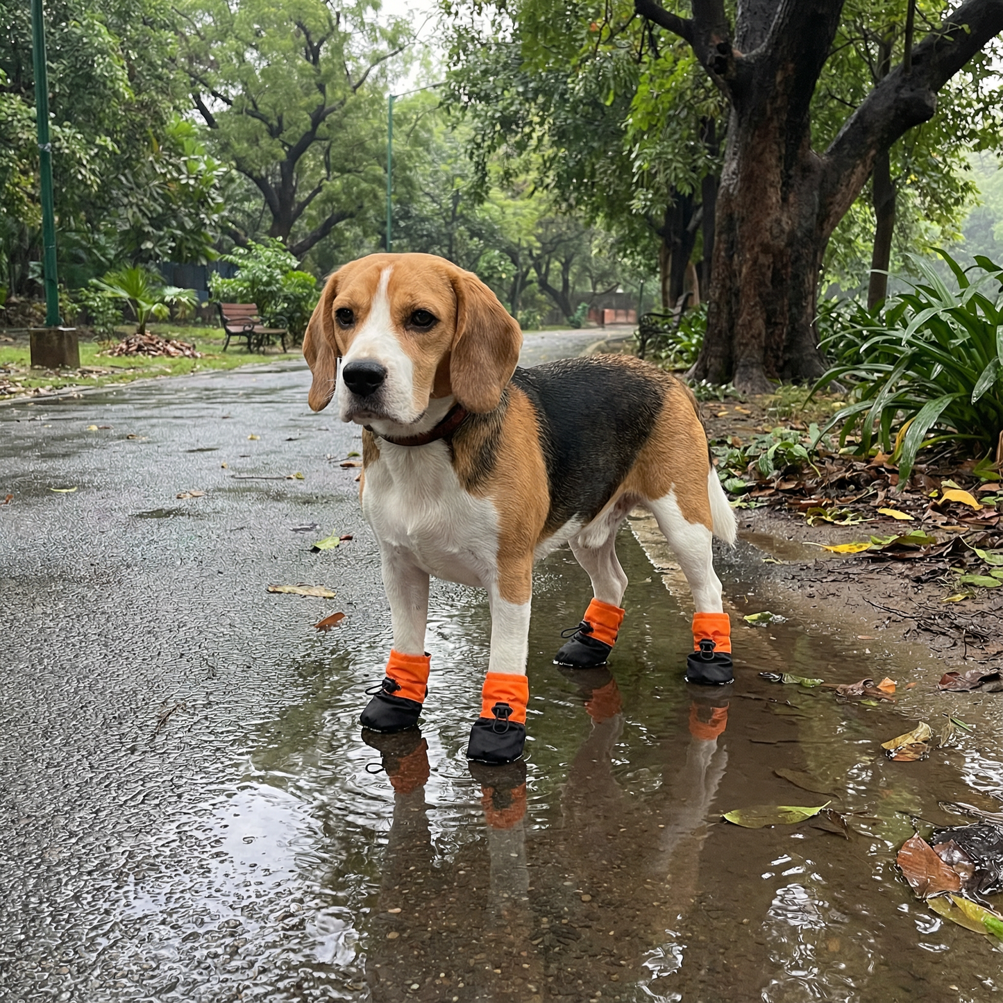IndiHopShop Dog Shoes | Water Resistant | All Weather Use