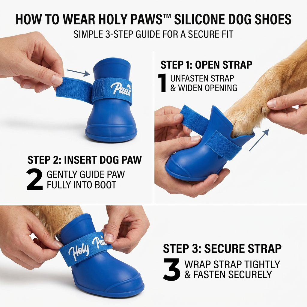 Holy Paws Dog Silicon Shoes