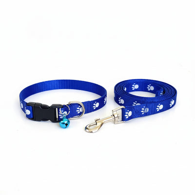 IndiHopShop Puppy Collar & Leash COMBO - 15 MM - BLUE