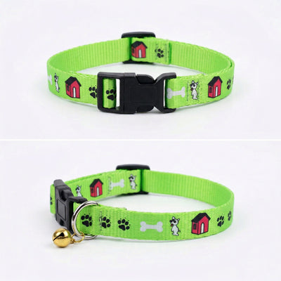 IndiHopShop Puppy Collar 15 MM - GREEN