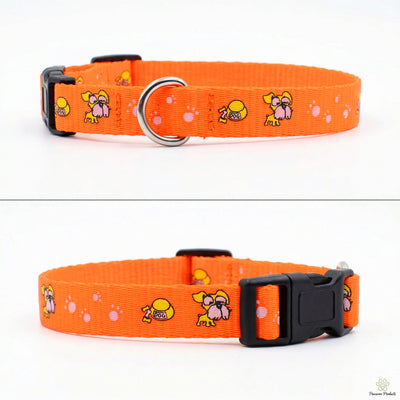 IndiHopShop Puppy Collar 15 MM - ORANGE