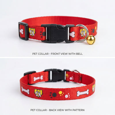 IndiHopShop Puppy Collar 15 MM - RED