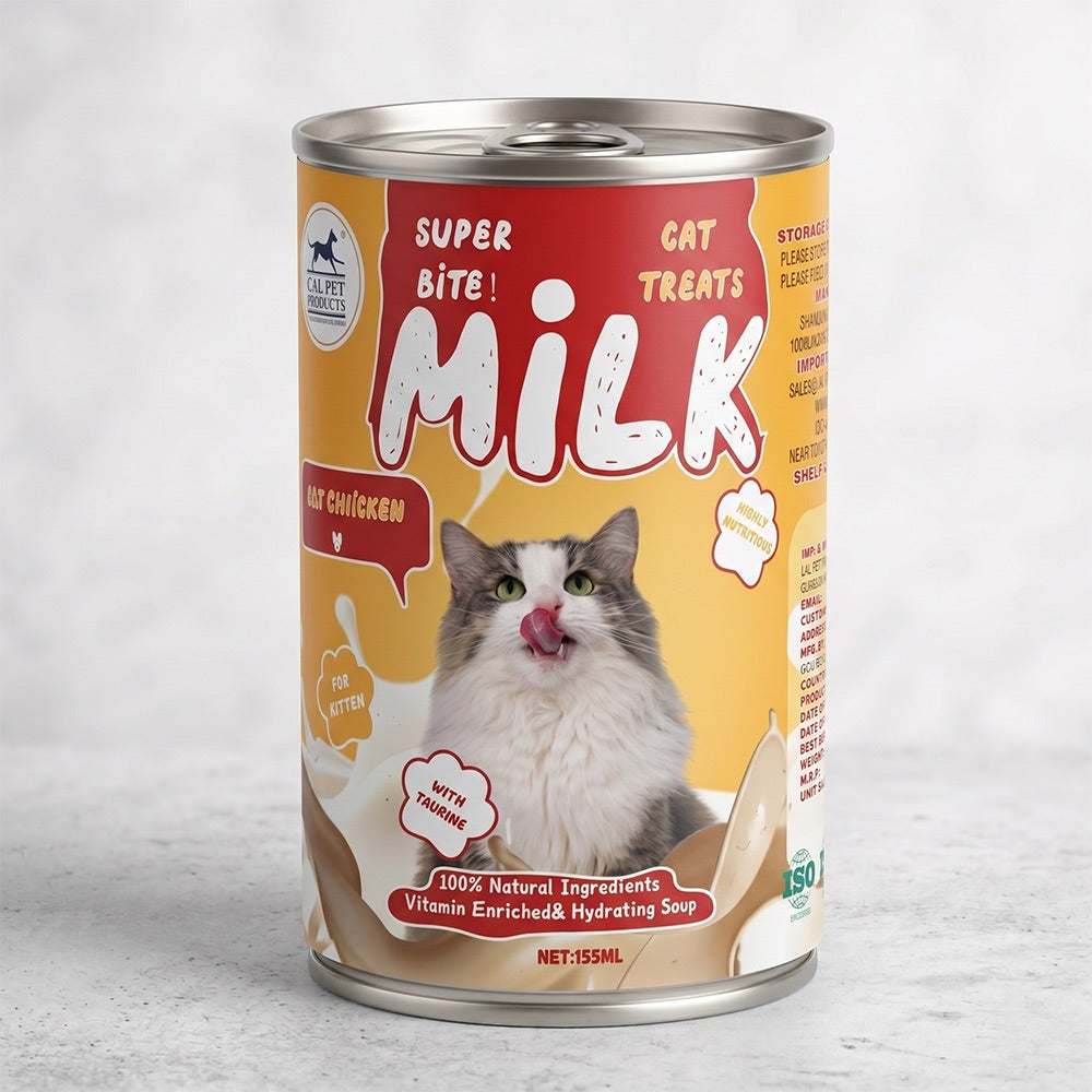 Super Bite Milk Burst Cat Treat - 155 ML