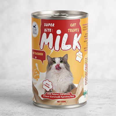 Super Bite Milk Burst Cat Treat - 155 ML