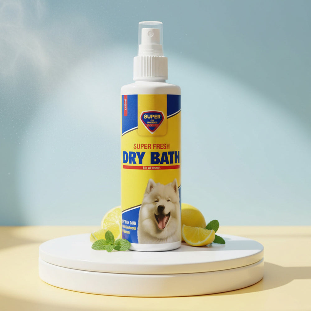 IndiHopShop Dog Dry Bath Spray