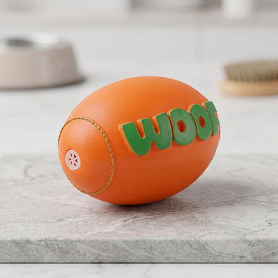 WOOF Rugby Squeaky Dog Toy