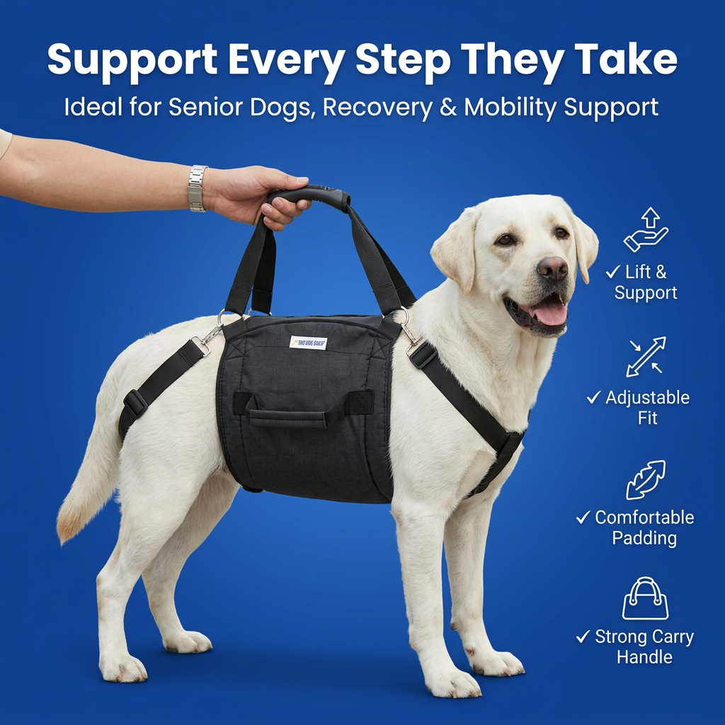 Dog Support Harness with Carry Sling for Injured & Senior Dogs