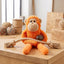 Mickey Monkey Squeaky Plush Dog Toy