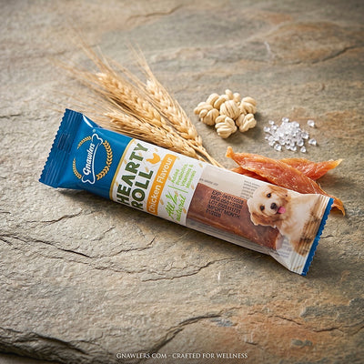 Gnawlers Hearty Roll Chicken Flavour Dog Treat
