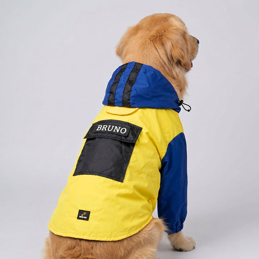 Personalized Dog Rain Jacket