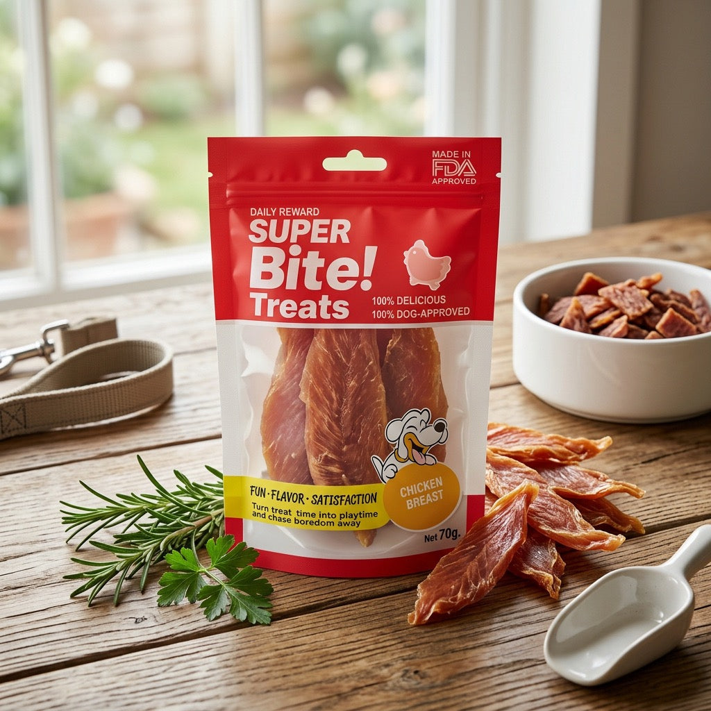 Super Bite Chicken Breast Dog Treat - 70 gms