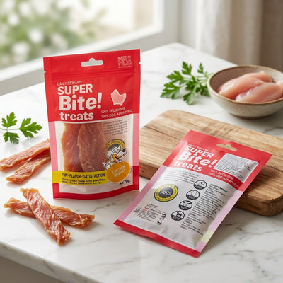 Super Bite Chicken Breast Dog Treat - 70 gms