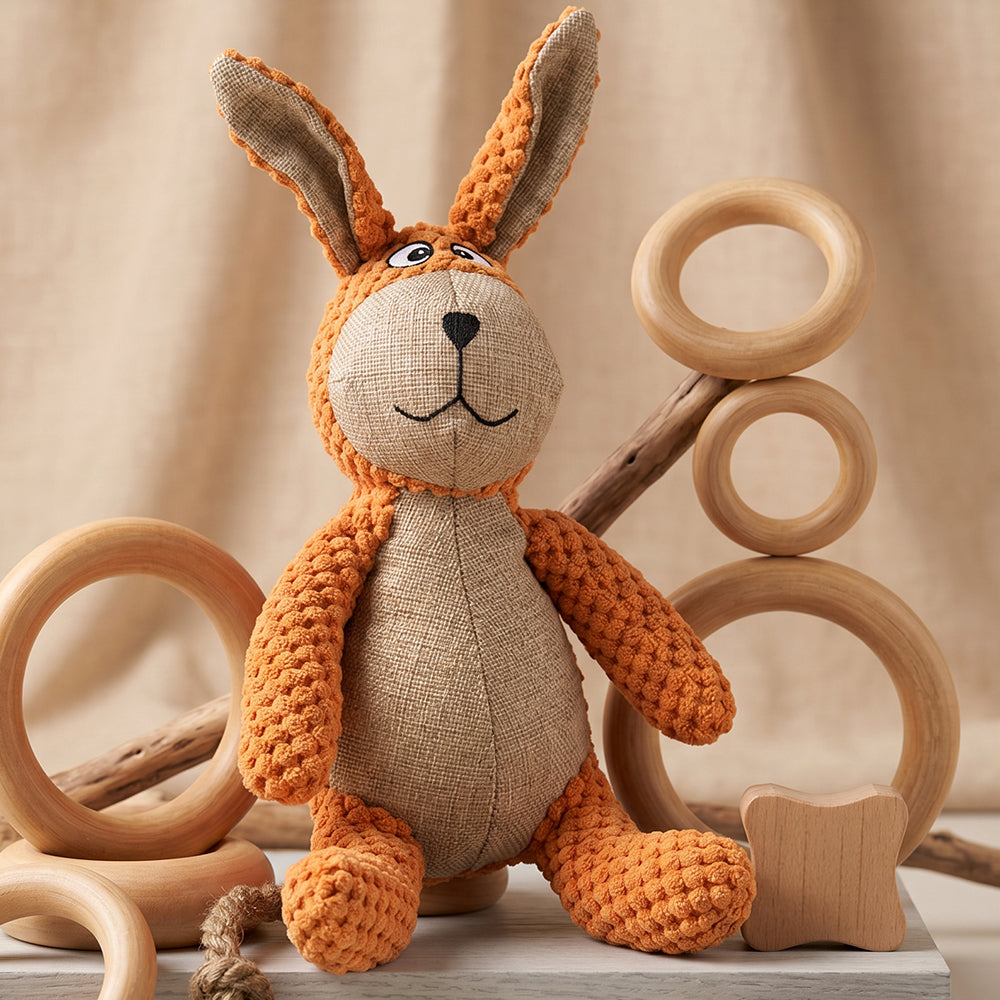 Rabbit Plush Toy for Dogs and Cats