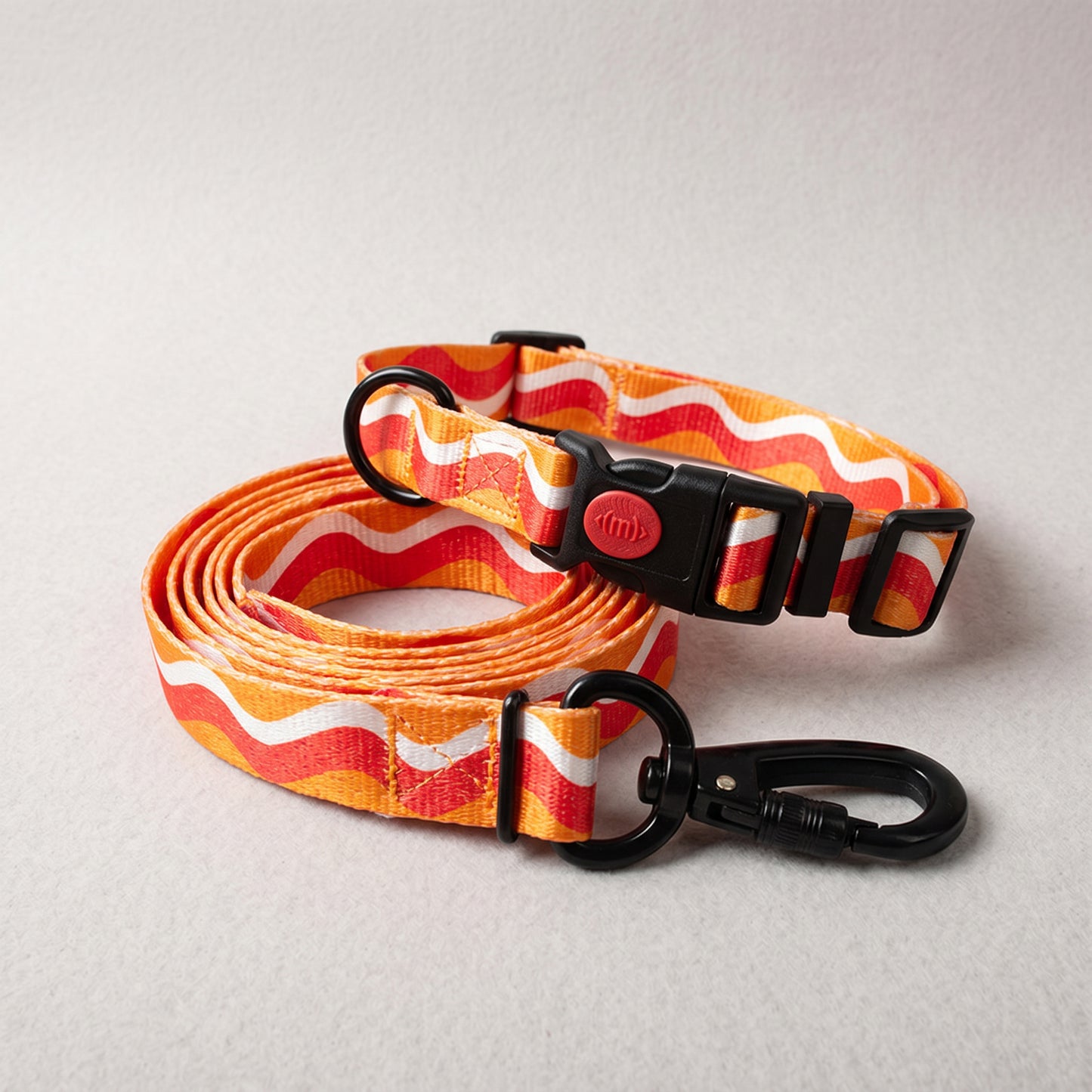 Color Wave Collar and Leash Set