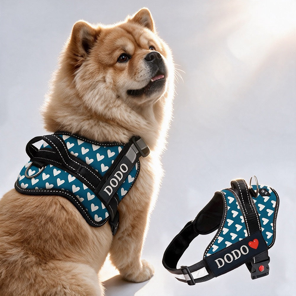 Personalized Dog Harness - OCEAN LOVE