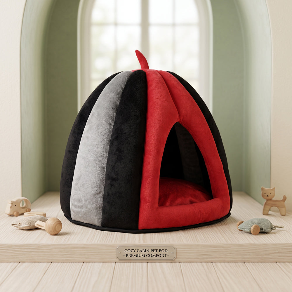 Pumpkin Pod - Cozy Cave Bed - 🍒 Black Cherry