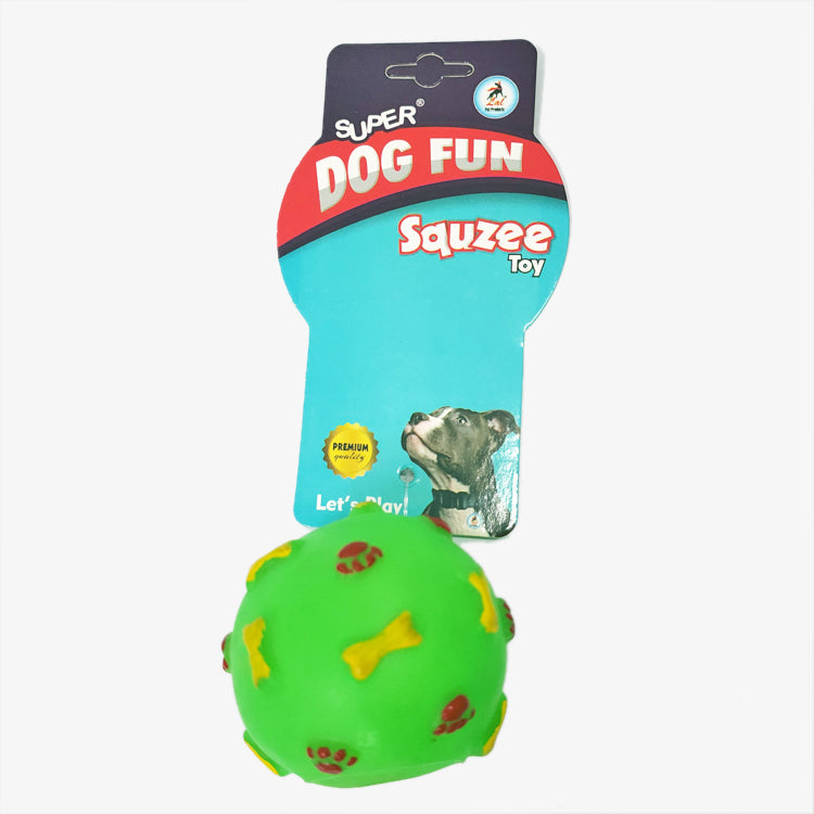 IndiHopShop Dog Chew Squeaker Toy Chew Sound Ball