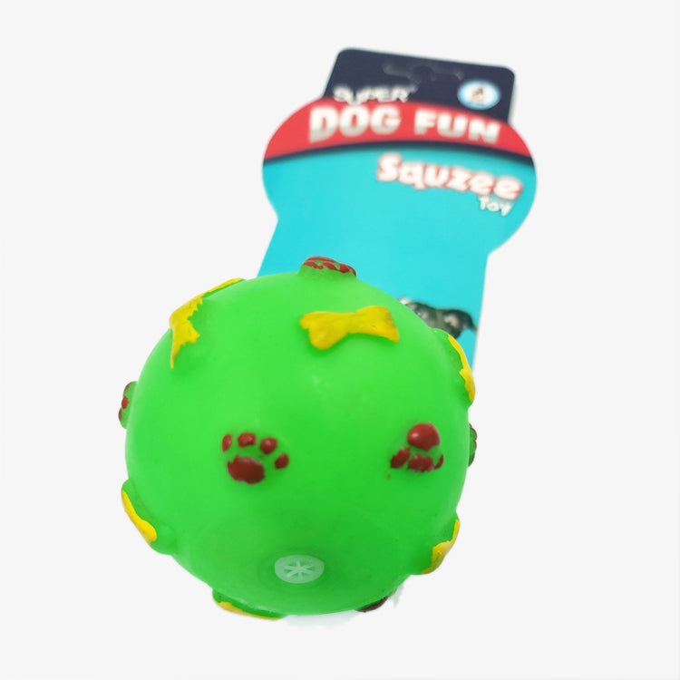 IndiHopShop Dog Chew Squeaker Toy Chew Sound Ball