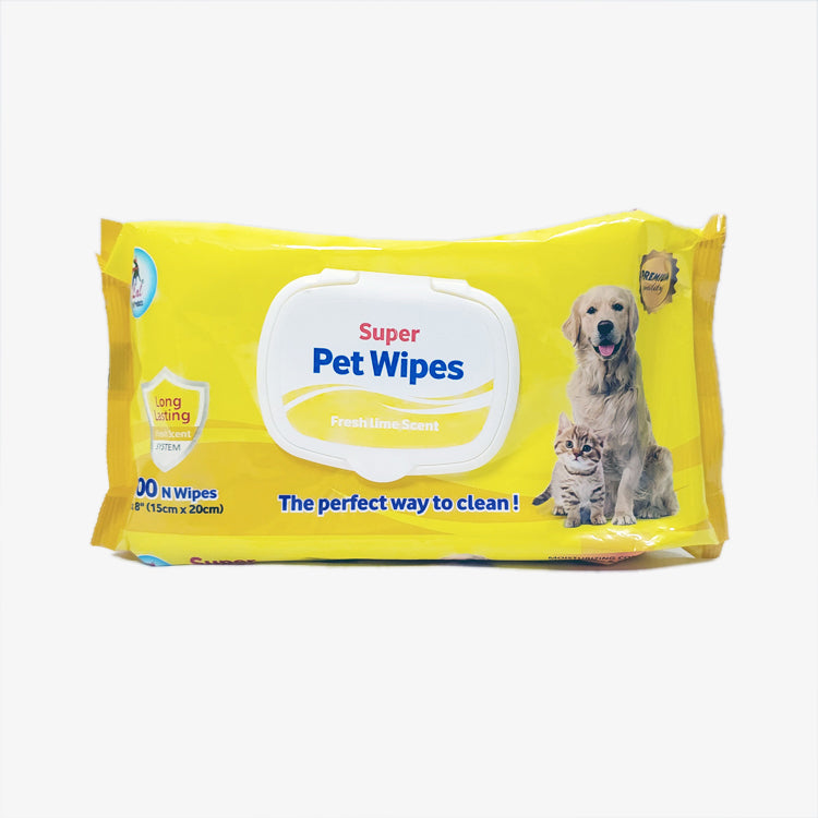 IndiHoPShop Anti-Bacterial Wet Pet Wipes for Dogs, Puppies & Pets