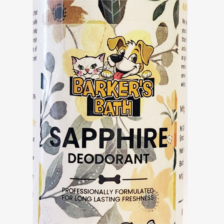 Barker's Bath Deodorant for DOGs and  CATs - SAPPHIRE - 200 ML