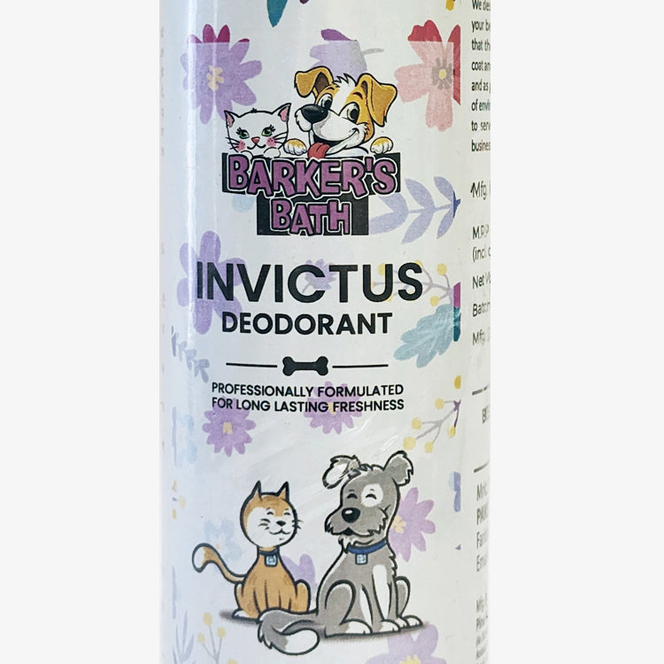 Barker's Bath Deodorant for DOGs and  CATs - INVICTUS - 200 ML