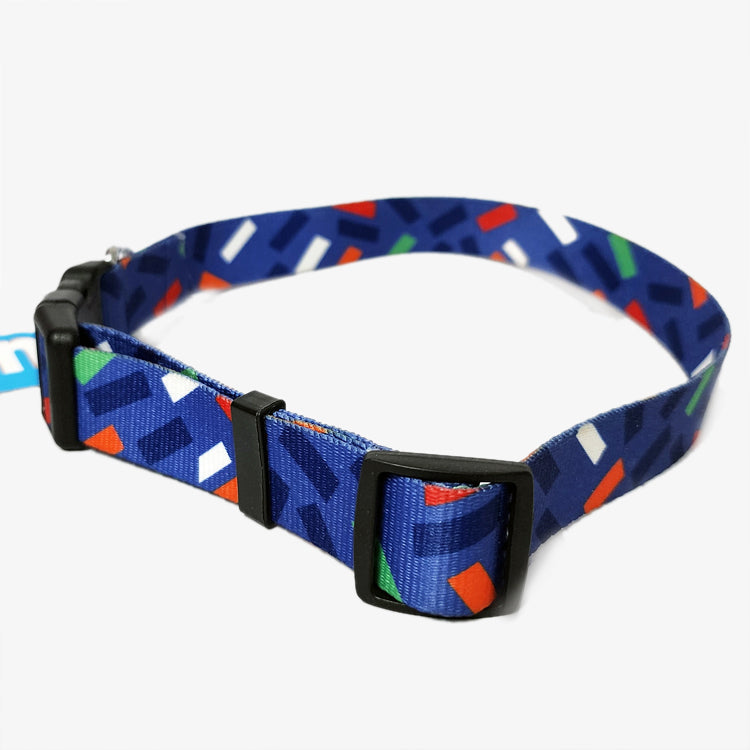 Graphic Dog Collar - BLUE LAGOON